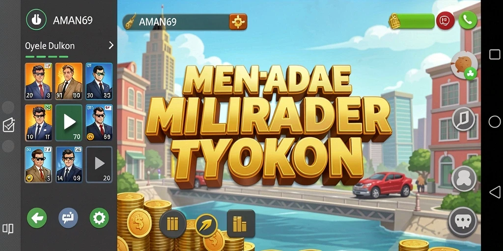 Gameplay menarik AMAN69 dengan berbagai pilihan bisnis.