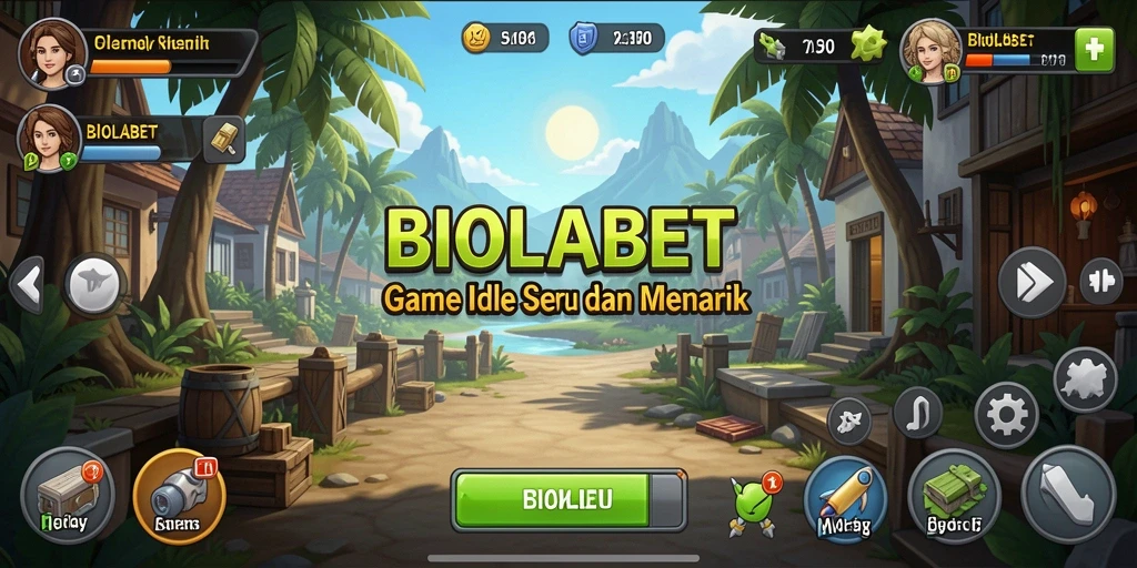Tampilan gameplay BIOLABET yang seru dengan karakter dan grafik menarik.