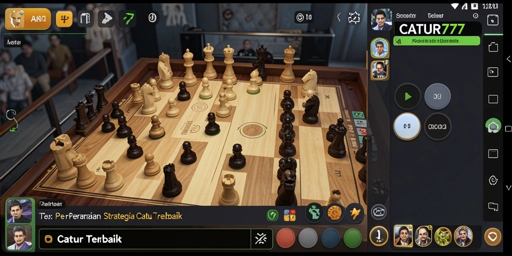 Tampilan gameplay seru dalam CATUR777 yang akan menantang strategimu.