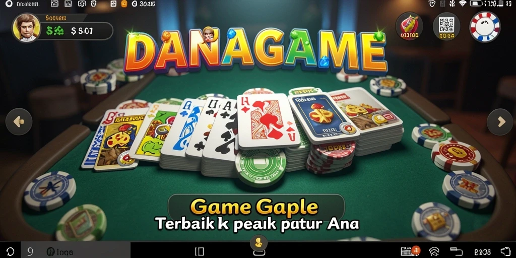 Tampilan gameplay yang menarik dan kompetitif dalam game Gaple.
