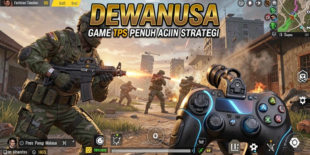 Tangkapan layar utama gameplay DEWANUSA yang mendebarkan.