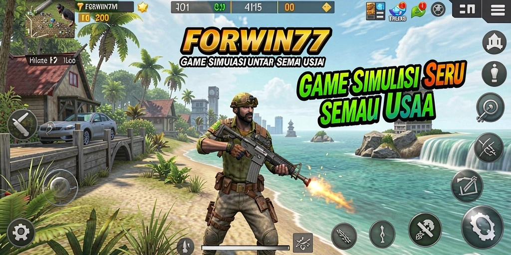 Gameplay seru FORWIN77 dengan interaksi yang menarik.