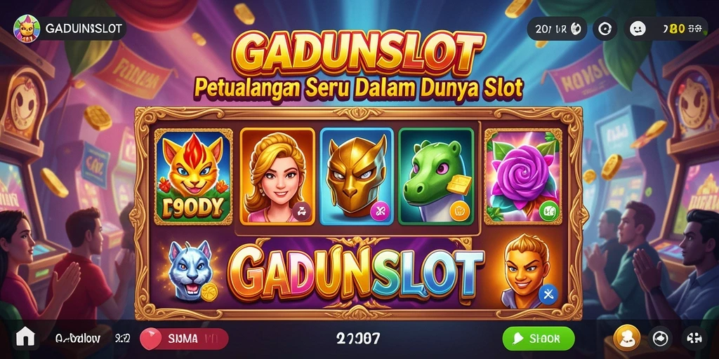 Gameplay seru GADUNSLOT yang penuh warna dan tantangan.