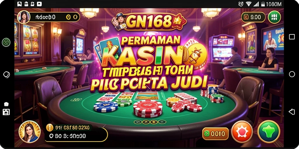 Tampilan gameplay Kasino GN168 yang seru dan mengasyikkan.