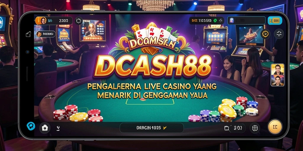 Tampilan menarik gameplay Live Casino di IDCASH88.