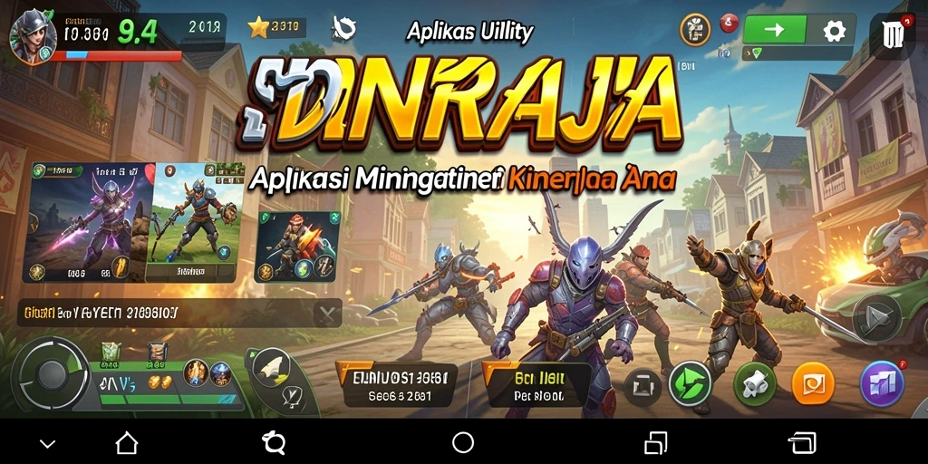 Tampilan antarmuka utama IDNRAJA yang menampilkan fitur Utility yang canggih.