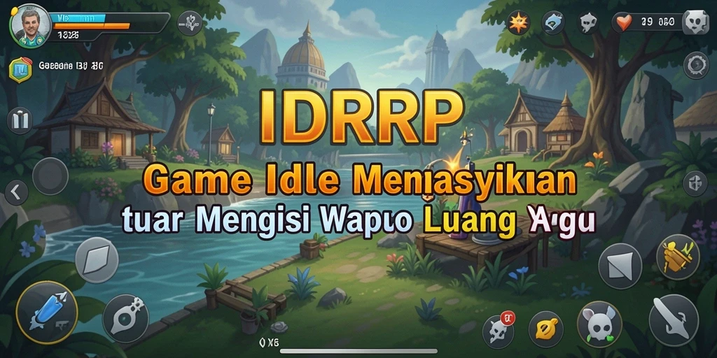 Tangkapan layar gameplay <strong>IDRRP</strong> yang menunjukkan elemen Idle yang menarik.