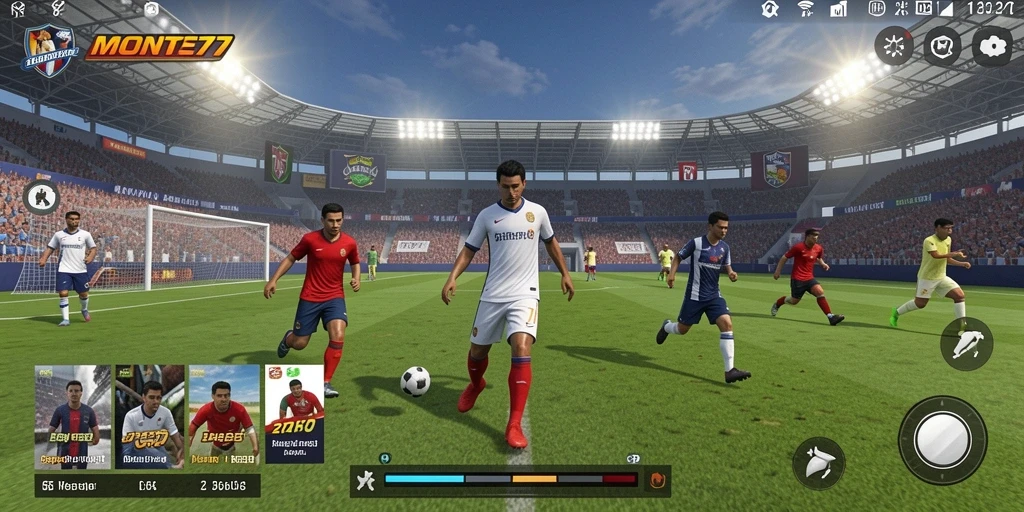 Tampilan gameplay <strong>MONTE77</strong> yang seru dan menegangkan di lapangan.