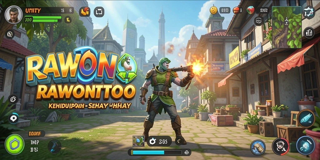 Tampilan antarmuka RAWONTOTO yang modern dan fungsional.