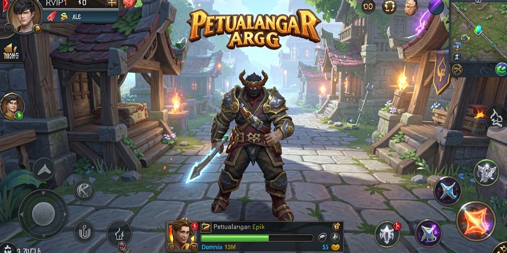 Tampilan gameplay menakjubkan dari RVIP1 yang penuh aksi.