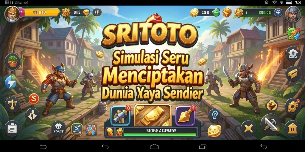 Screenshot SRITOTO menampilkan gameplay simulasi yang menarik dan interaktif.