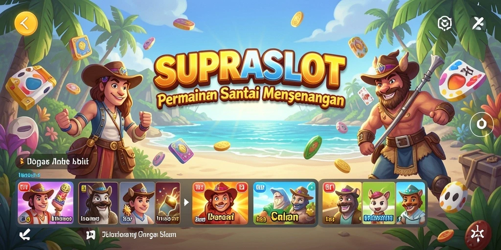 Tangkapan layar gameplay SUPRASLOT menampilkan keseruan permainan yang menghibur.