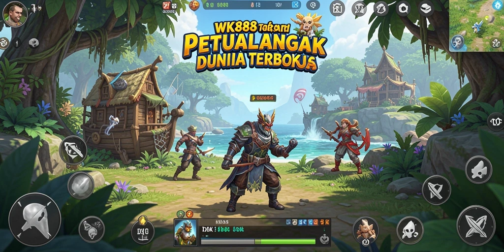Gameplay menarik di dunia terbuka WK888, penuh petualangan dan eksplorasi.